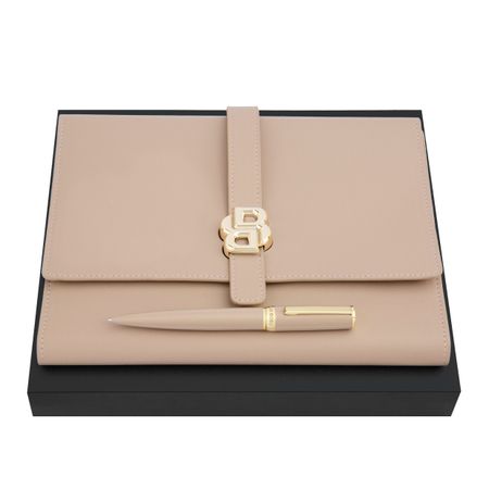 Set HUGO BOSS Nude (ballpoint pen & folder A5)