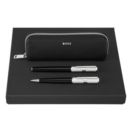 Set HUGO BOSS (ballpoint pen, fountain pen & case)