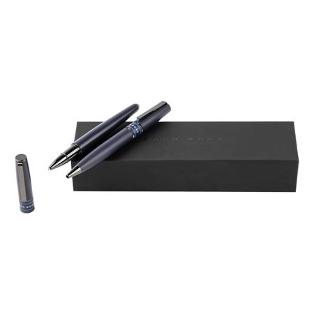 Set Illusion Gear Blue (ballpoint pen & rollerball pen)