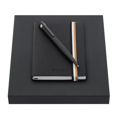 Set HUGO BOSS Black (ballpoint pen & note pad A6)