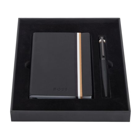 Set HUGO BOSS Black (ballpoint pen & note pad A6)