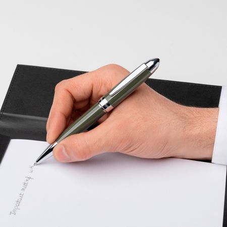 Ballpoint pen Icon Kaki/Chrome