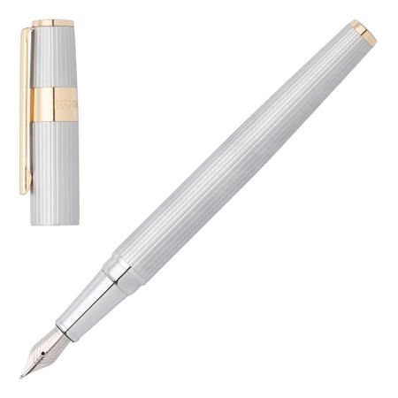Fountain pen Gear Pinstripe Silver / Gold