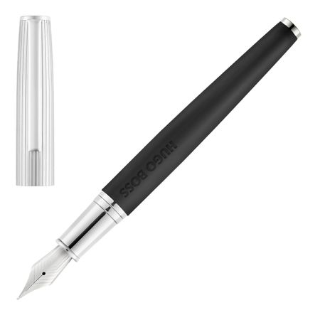Fountain pen Illusion Arcade Black & Chrome