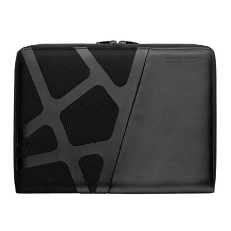 Conference folder zip A4 Craft Black