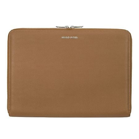 Conference folder zip A4 Pure Iconic Camel