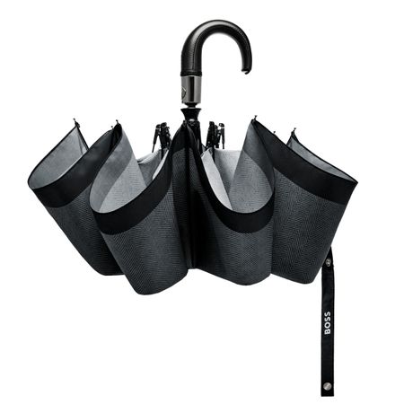 Pocket umbrella Chevron Dark Grey