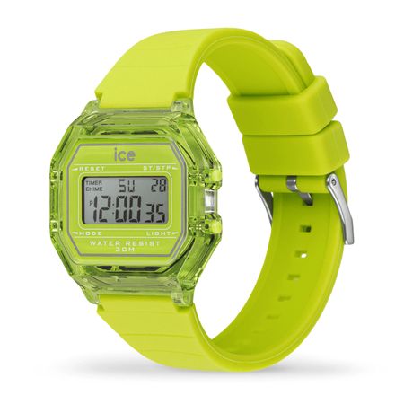ICE digit retro-Green lime-Clear-Small