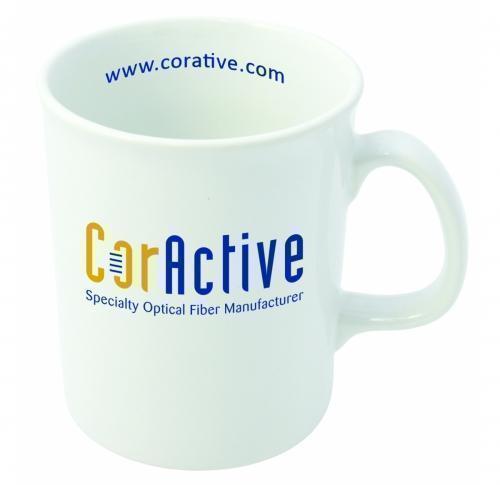 Custom Mugs Earthenware Atlantic White Budget