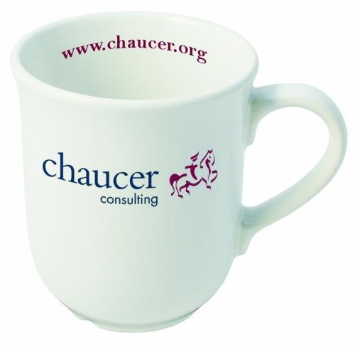 Earthenware Bell White Budget Mug