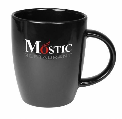 Company Logo Darwin Black Budget Mugs