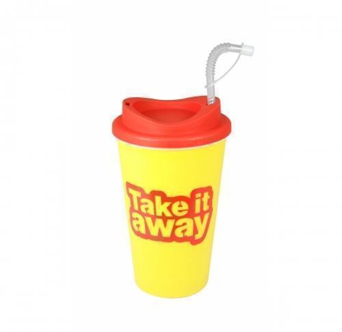 Universal Plastic Thermal Mug- Yellow
