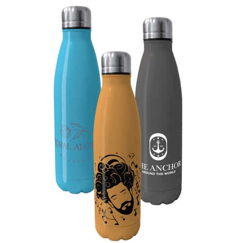 Pantone Matched Custom Steel Eevo Colour Coated Insulated Stainless Steel Water Bottle