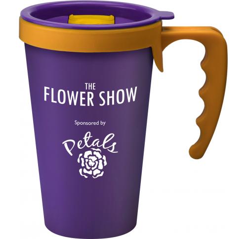Universal Mug Purple Insulated Double Walled 350ml